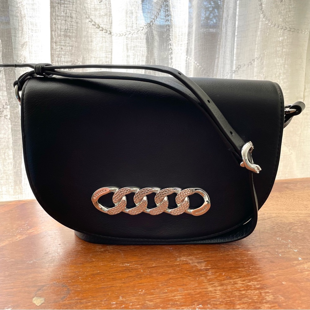 Rebecca Minkoff Crossbody Crescent Bag with Chain Detail